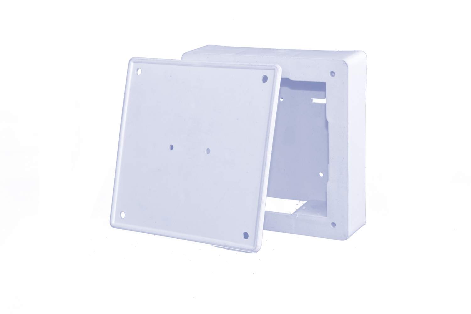 4X4 BOX/HOLDER & PLAIN PLATE